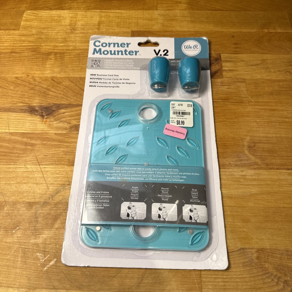 We R Memory Keepers Corner Mounter Tool V.2 New