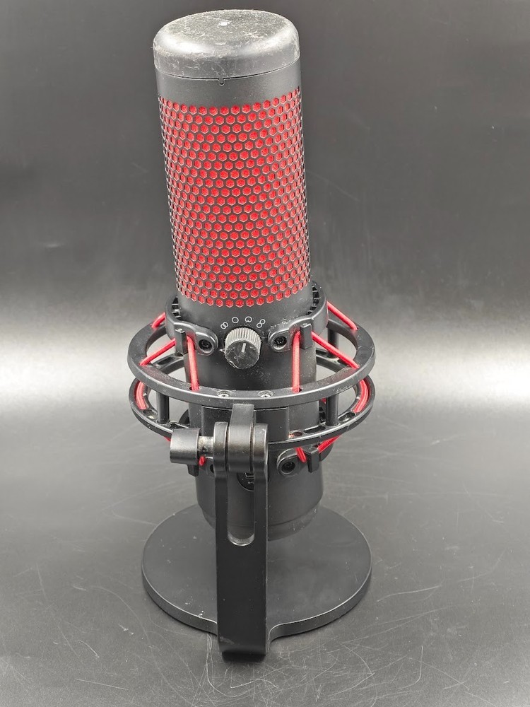 HyperX QuadCast Microphone Black/Red Used Working