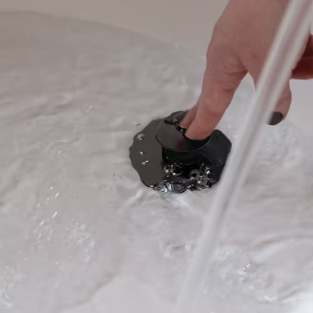 EZ Drain Cover in Matte Black