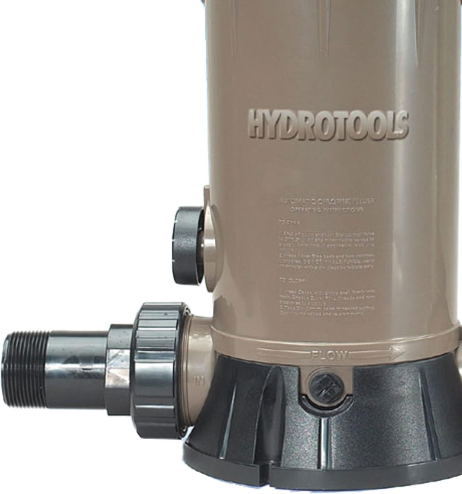 Hydrotools 8750 In Line Automatic Chlorine Feeder 9 lb Capacity Pool Chlorinator