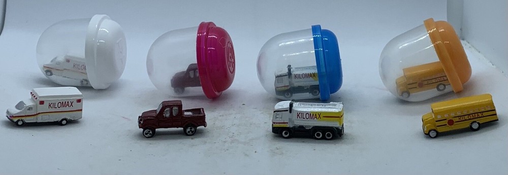 Utility Vehicles 4-pack Bath Bomb Gift Set for Kids