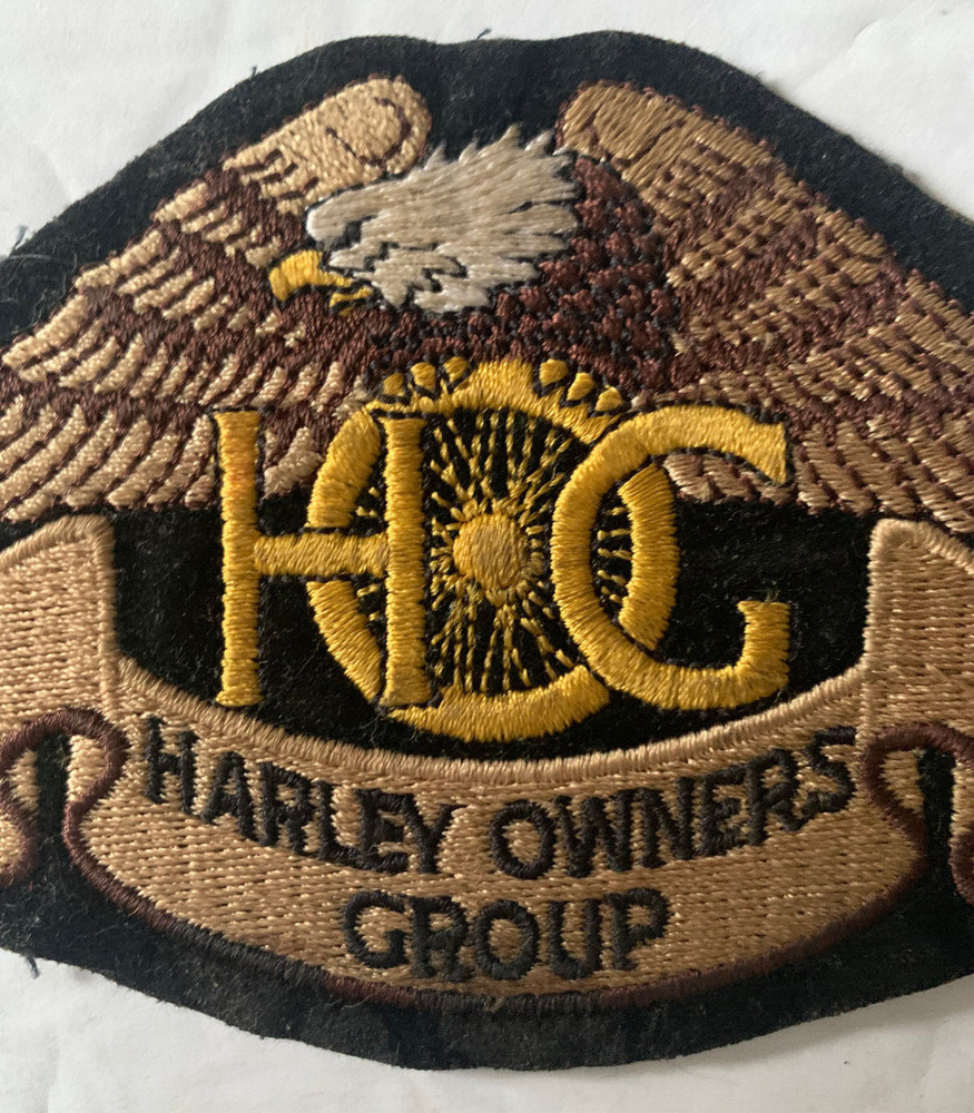 Vintage New RARE Harley Davidson Owners Group HOG Eagle Patch