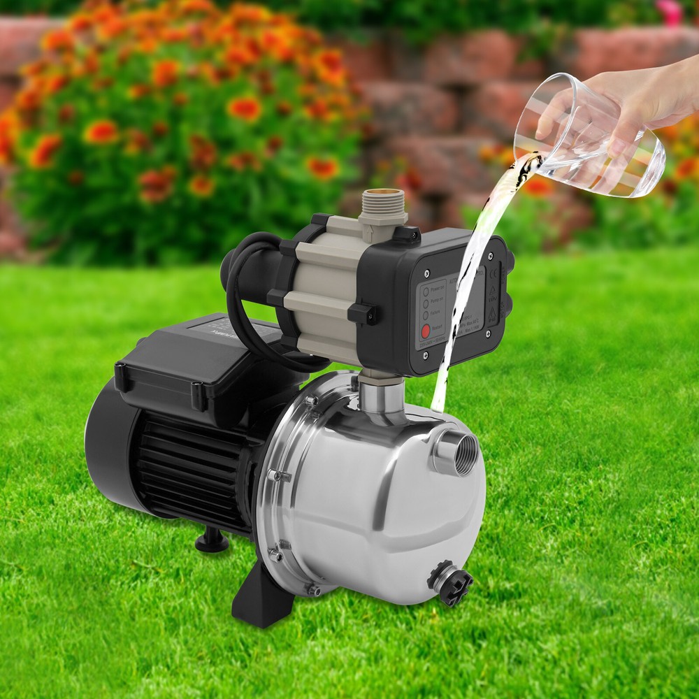 1.5 HP Shallow Well Pump with Pressure Tank 1200 GPH 115 V for Home Garden Lawn