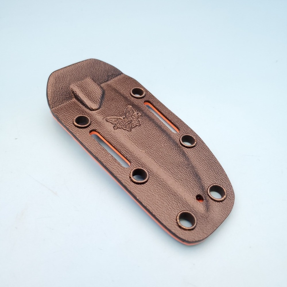 Benchmade Fixed Blade Knife Sheath Orange BLack Hardshell Kydex Case 4"x 3"