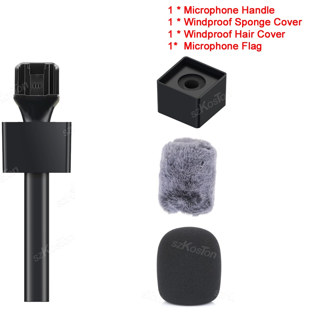 Wireless Microphone Mic Lavalier Handle System Rode Go Iphone Dji Handheld Inter