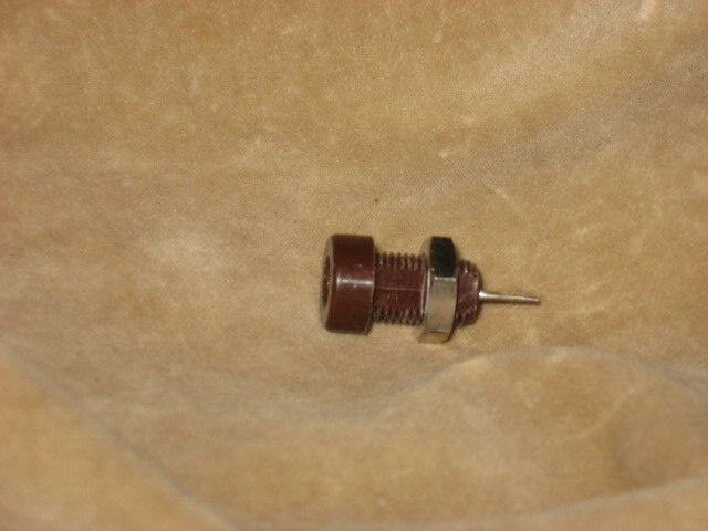 Banana Jack, brown, HH Smith, Panel Mount