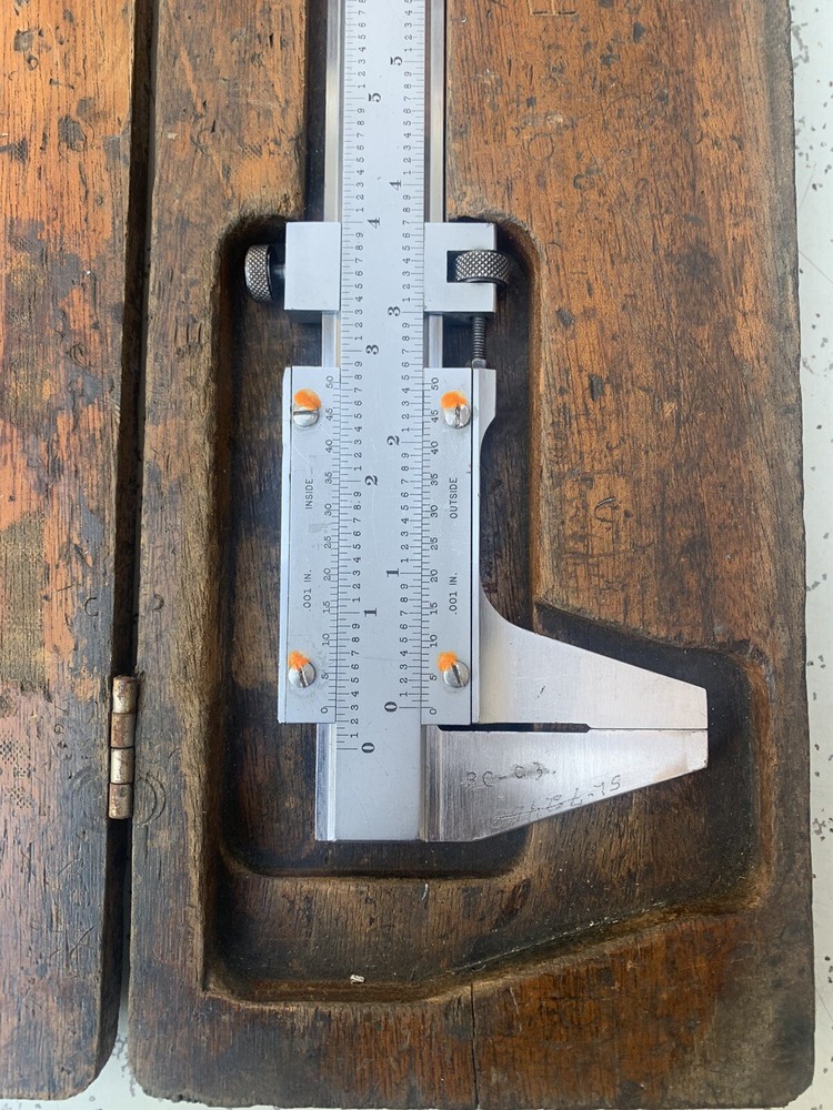 STARRETT No.123 24" VERNIER CALIPER Master Bar 26"