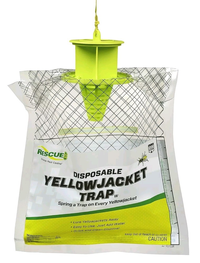 (2) Rescue Yellow Jacket Disposable Traps