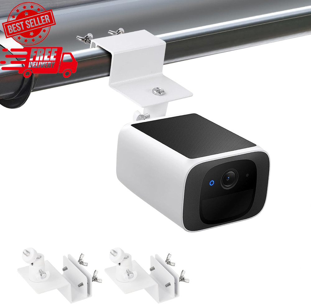 2Pack Gutter Mount Compatible with Eufy Security Solocam S220/C210, Eufycam 2C/2