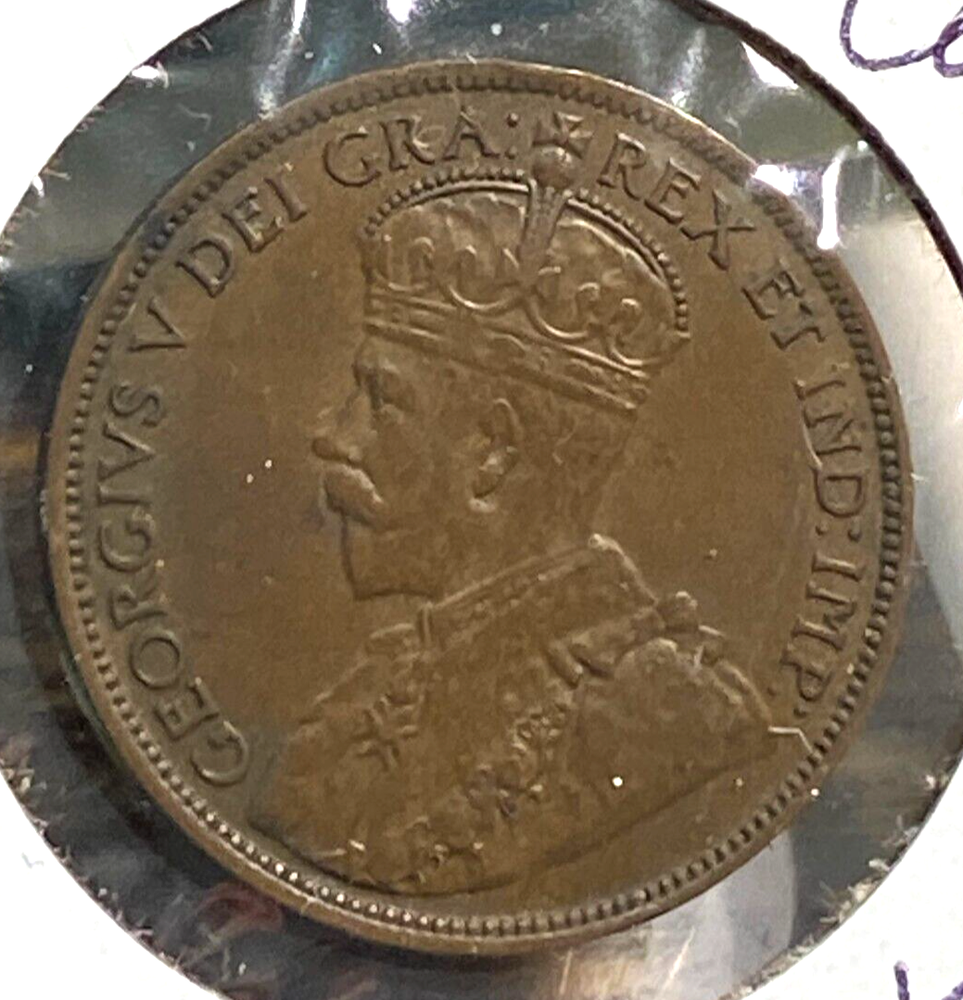 1915 Canada Large Cent Nice Original Borderline Unc. CHRC