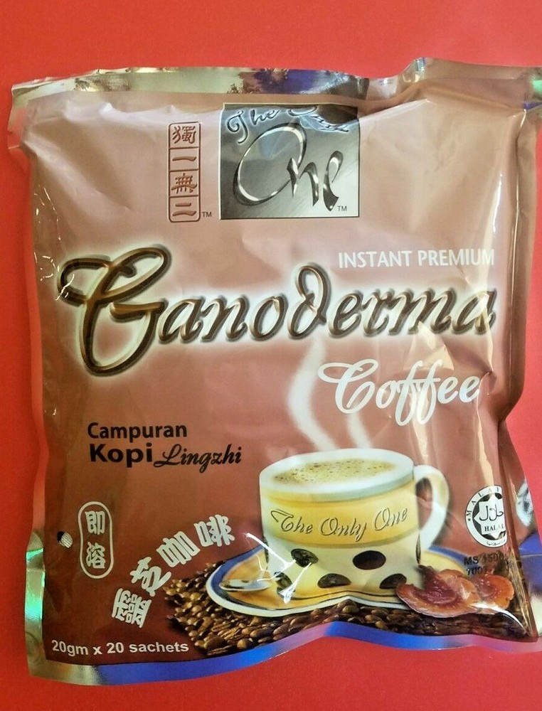 2 PACK INSTANT PREMIUM GANODERMA COFFEE 20 SACHETS EACH