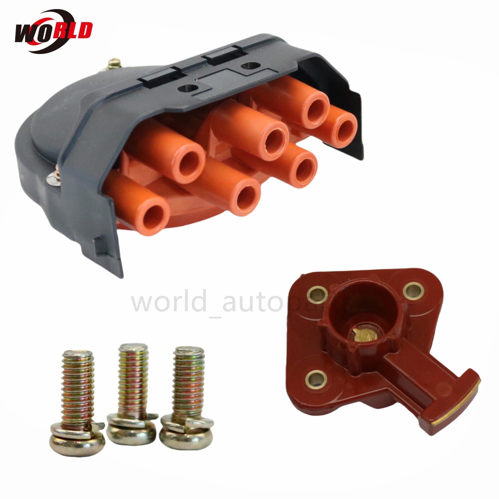 Fits BMW E23 E24 E28 E30 E31 E32 New Distributor Cap & Rotor 12111725070 US