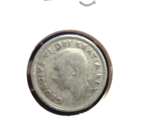 Canada 1951  .800 % Silver 10 Cents 👀