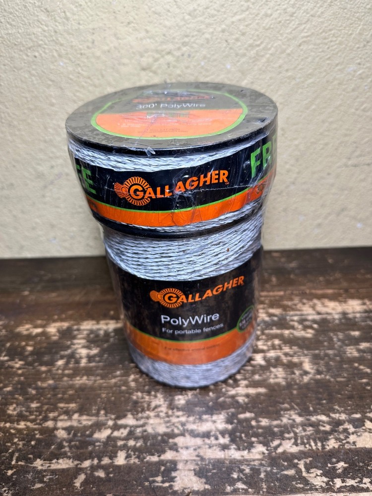 Gallagher PolyWire 1620 ft Total 300 ft + 1320 ft Rolls NEW Sealed