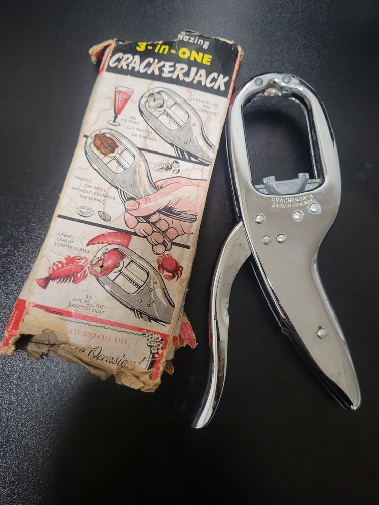 Vintage Fascinating Crackerjack nut cracker