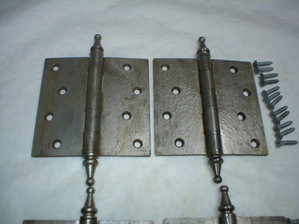 Antique Steeple 4 1/2" Hinge Pair