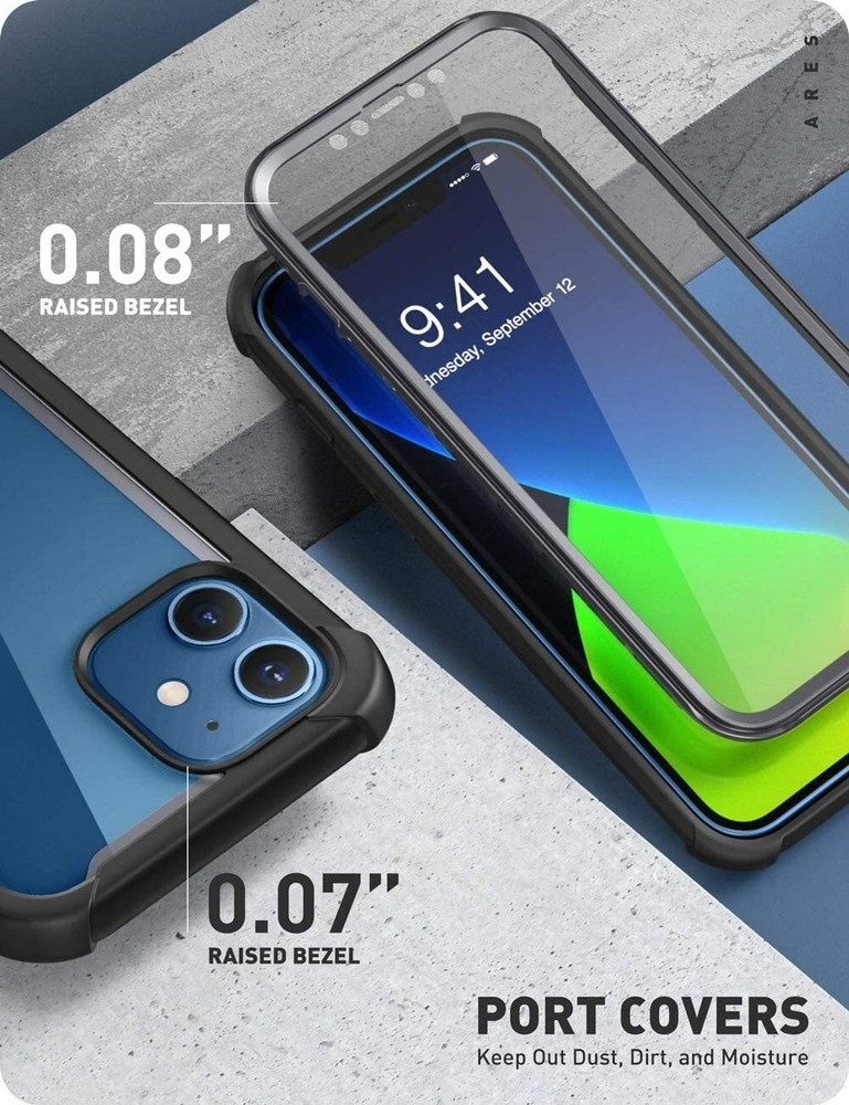 i-Blason for iPhone 12 Mini 5.4" Dual Layer Screen Case FullBody Protective Case