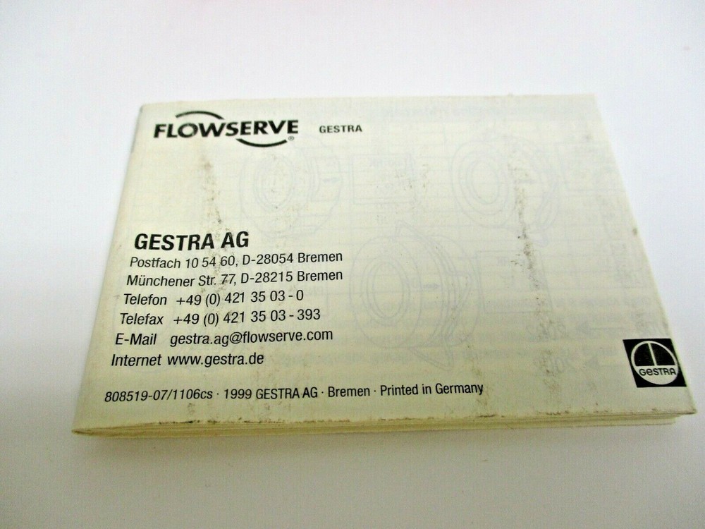 FLOWSERVE, GESTRA, PN10-40, CL 150, 1" CHECK VALVE