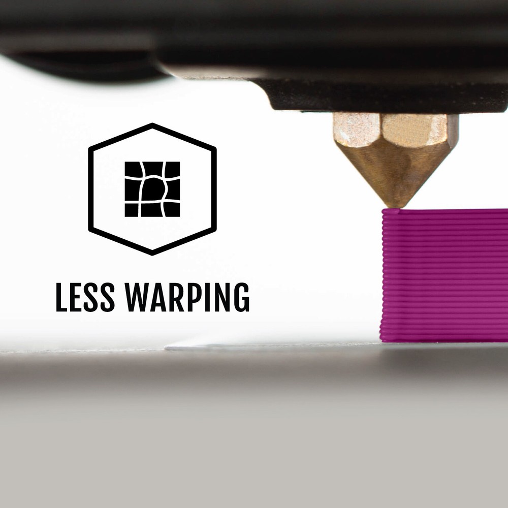HATCHBOX PLA 1.75 mm 3D Printer Filament in Purple, 1kg Spool