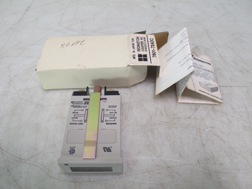 DIGITAL LCD DISPLAY HOUR METER Reddington Digital Counter 7601-72ADC
