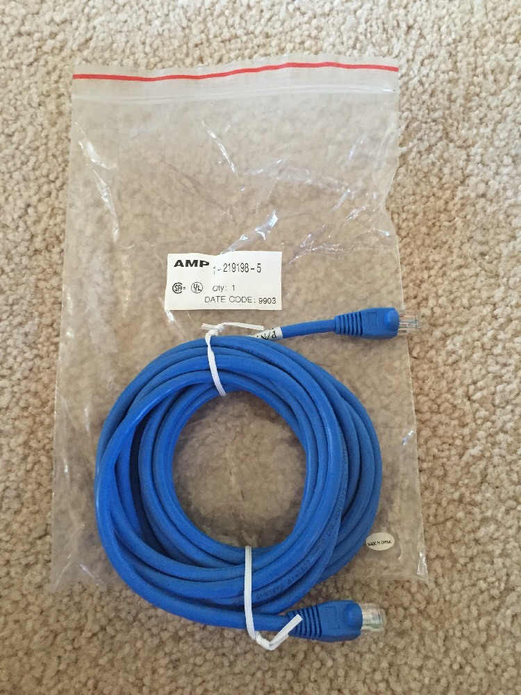 Amp 1-219198-5 Cat 5 Patch Cable