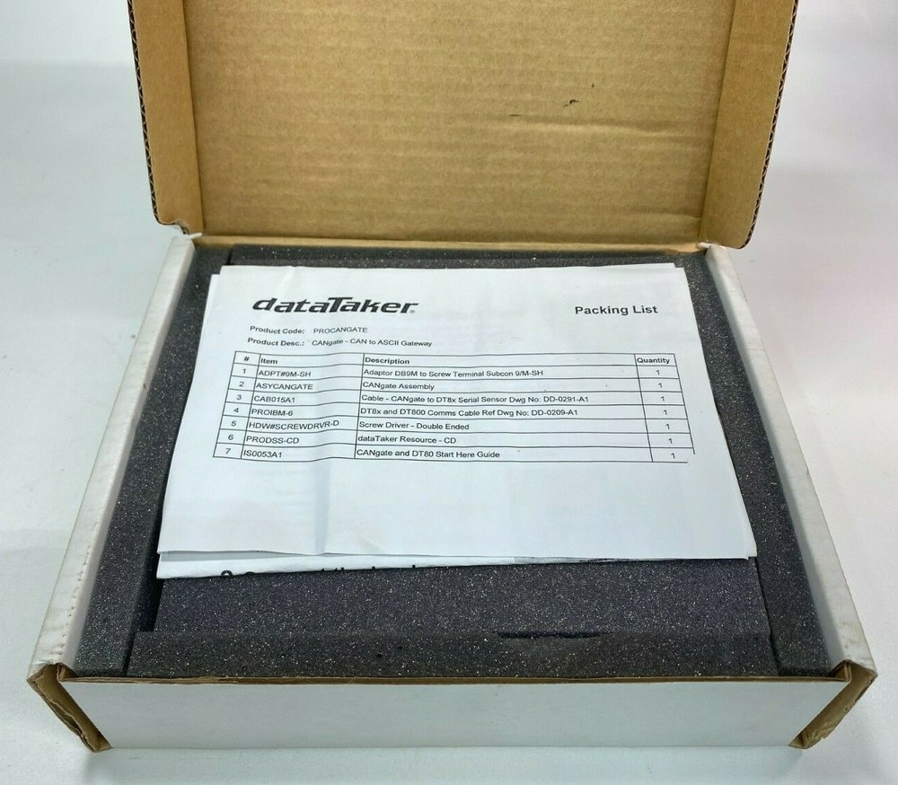 dataTaker CANGate CAN to ASCII Gateway Filter Converter PROCANGATE GPS