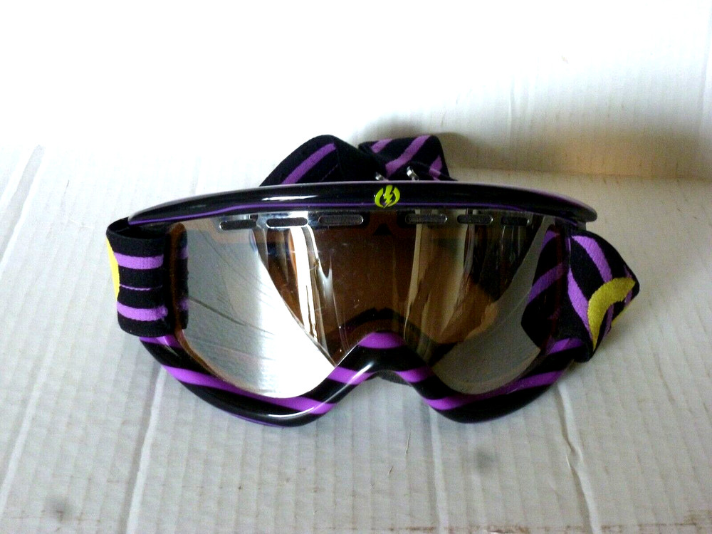 ELECTRIC EG5 Snow Goggles Amber/Silver Chrome Lens NICE!