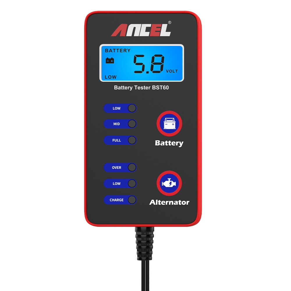 ANCEL BST60 12V Car Battery Tester Digital Analyzer Alternator Charging Tool