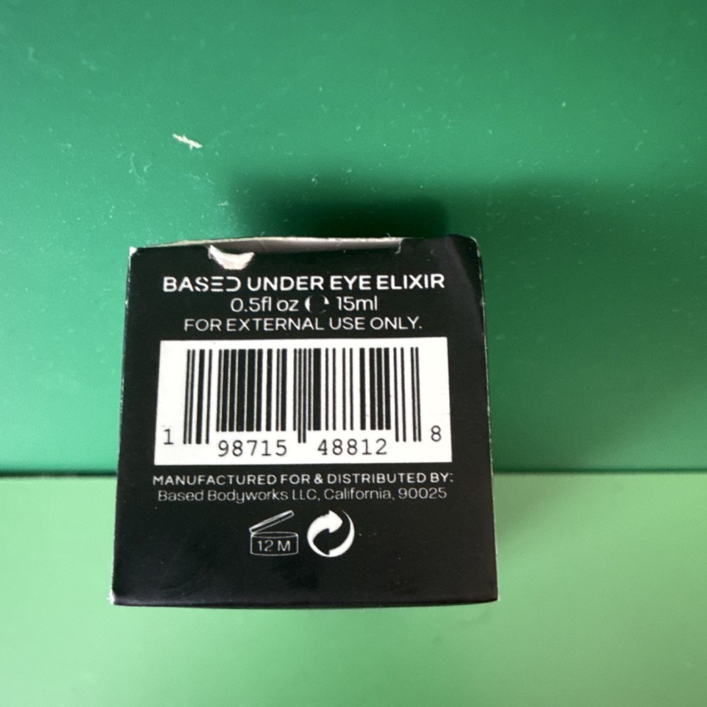 Based Under Eye Elixir 0.5 fl oz Squalane Caffeine Paraben-Free Unisex