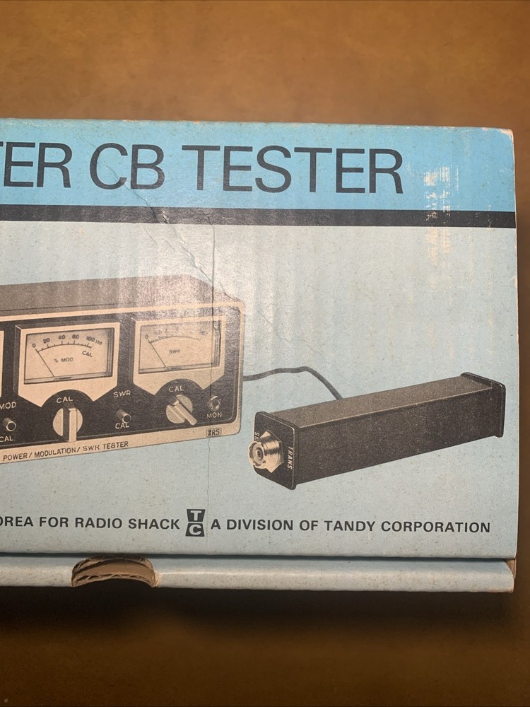 Vintage Micronta 3-meter CB Tester Cat. No. 21-522 Box