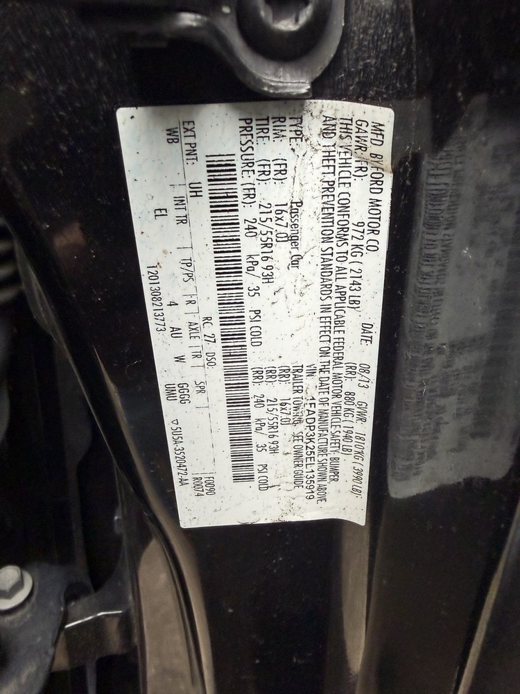 12-18 Focus 11-19 Fiesta TCM transmission control module