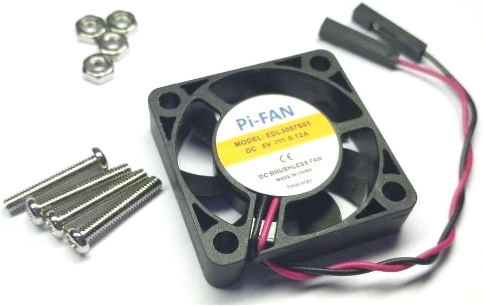 High-Speed Raspberry Pi Cooling Fan - 1-Pack, 30mm Brushless Official Accessory