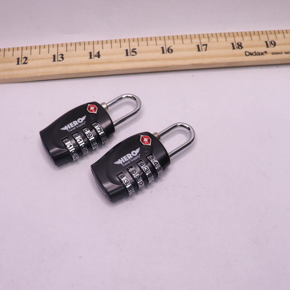 (2-Pk) Hero 4 Digit Combination Padlock