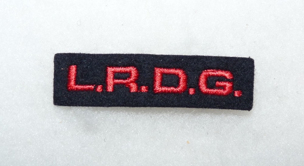 WW2 British Long Range Desert Group LRDG Embroidered Shoulder Title (repro)