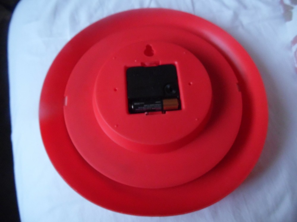 2017 Playmates ZAG Ladybug Quartz Clock 10" Red color