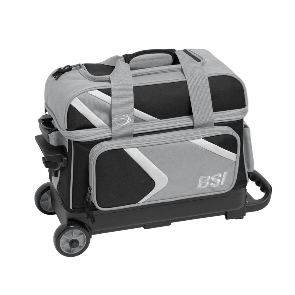 BSI Dash Double Roller Bowling Bag, Smooth-Rolling League Carry