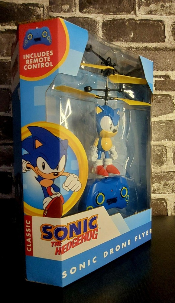 "NEW" Sonic The Hedgehog Sonic Drone Flyer, Remote Controlled, Hand Sensor