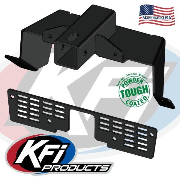 KFI Front Rear Winch Multi-Mount Receiver Hitch UTV-875