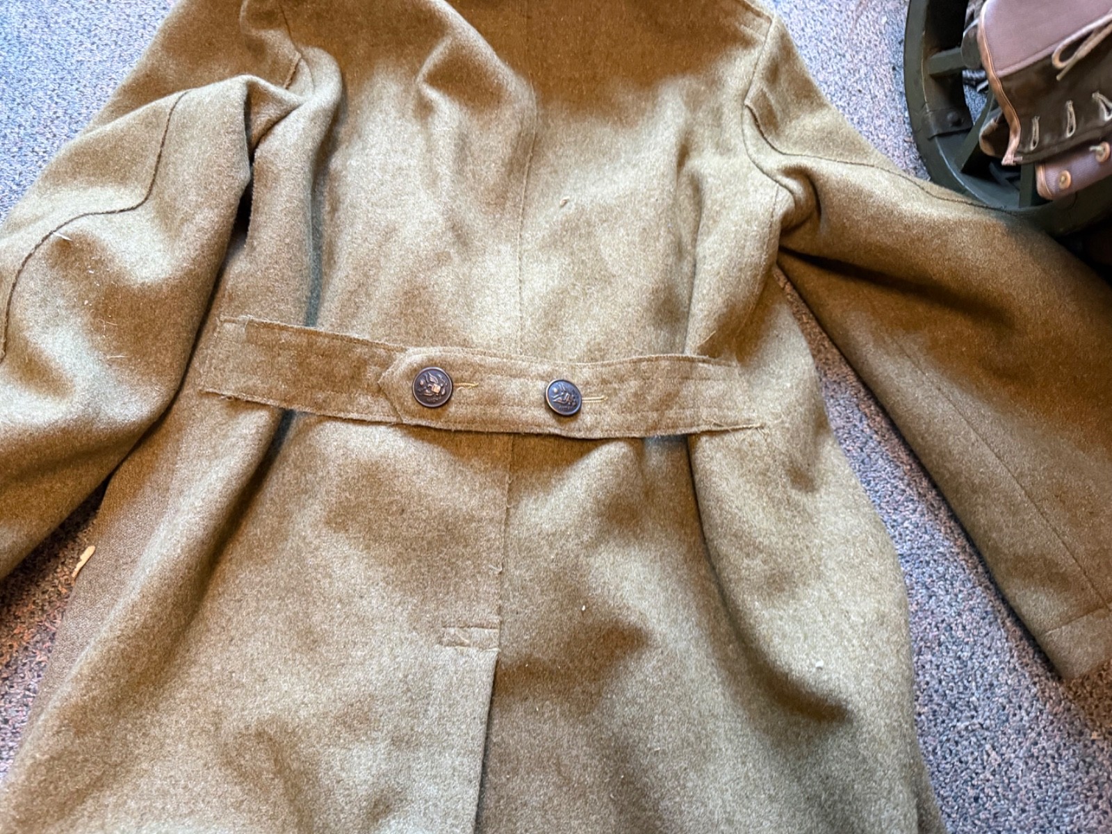 ORIGINAL WWI US ARMY WINTER M1917 GREATCOAT OVERCOAT- MEDIUM 40R