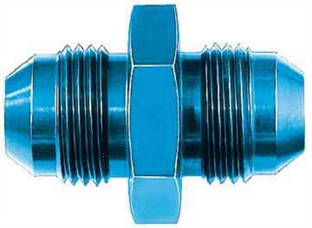 FCM2052 Blue Anodized Aluminum 06AN Flare Union Pipe Adapter