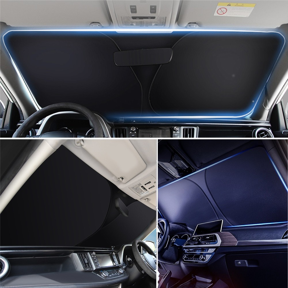 Foldable Car Front Rear Window Windshield Sun Shade Shield Cover Visor UV Block