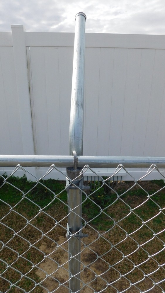 Extend-A-Post-1-5/8" Pipe Extension 2' Long-Clamp onto 4" Post-45Degree-2 Pack