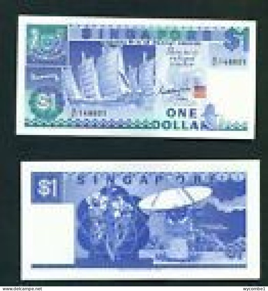 SINGAPORE - 1987 1 Dollar UNC