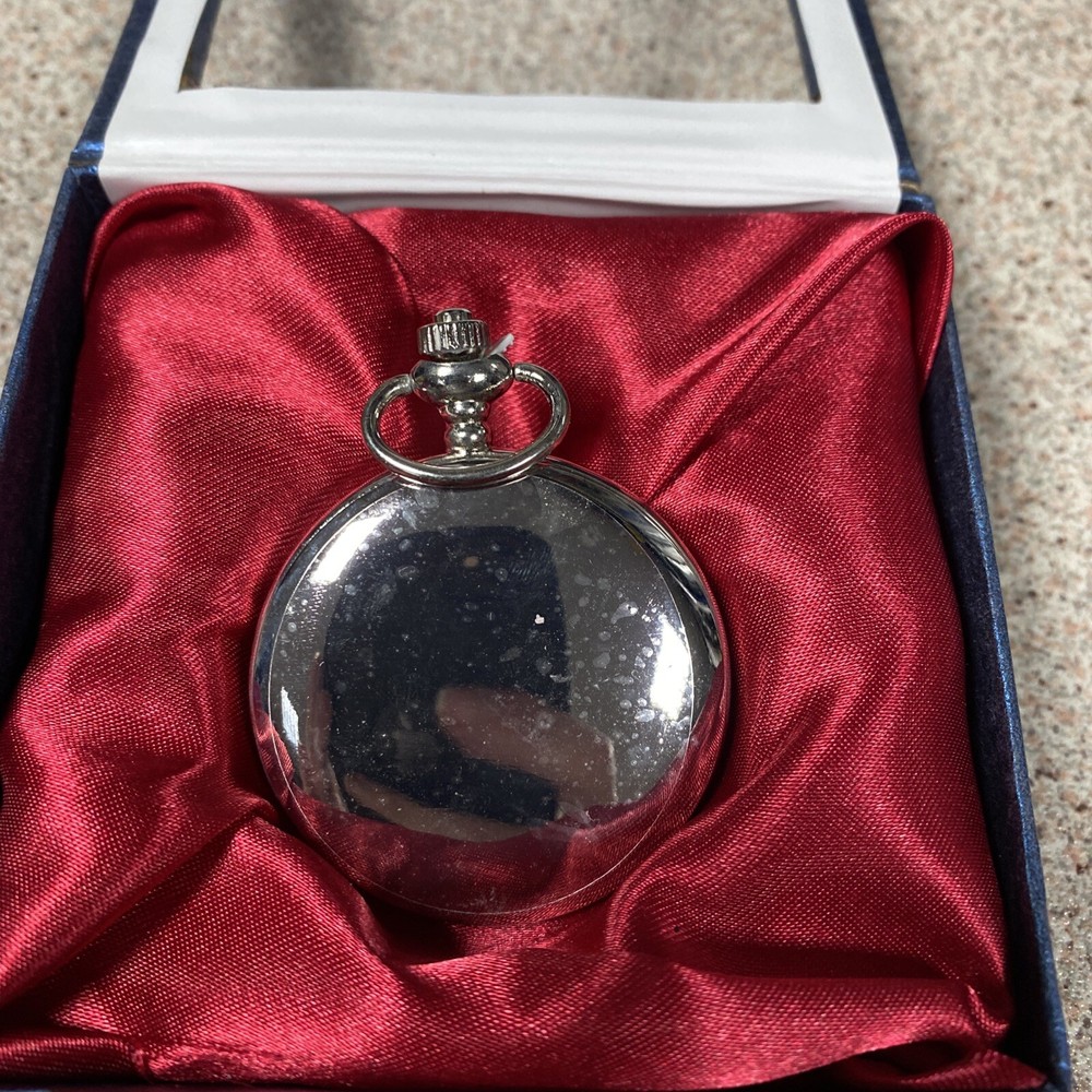 Pocket Watch Quartz In Box