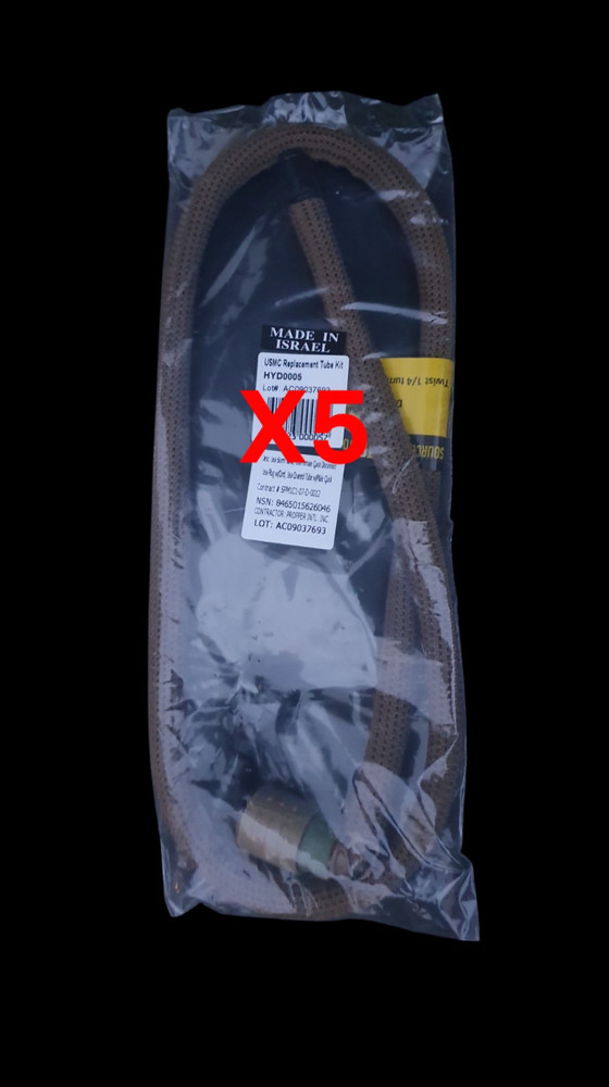 Source WPX HYD0005 Hydration Pack Replacement Hose Brown x5 Lot