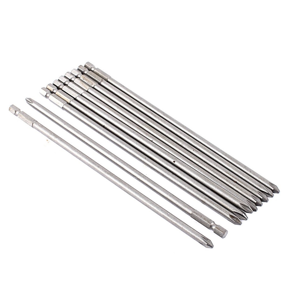10 x PH2 Magnetic Tip Phillips Screwdriver Bits Tool 8"
