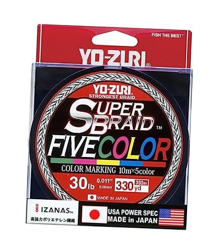 Super Braid 30LB 5 Color 330YD
