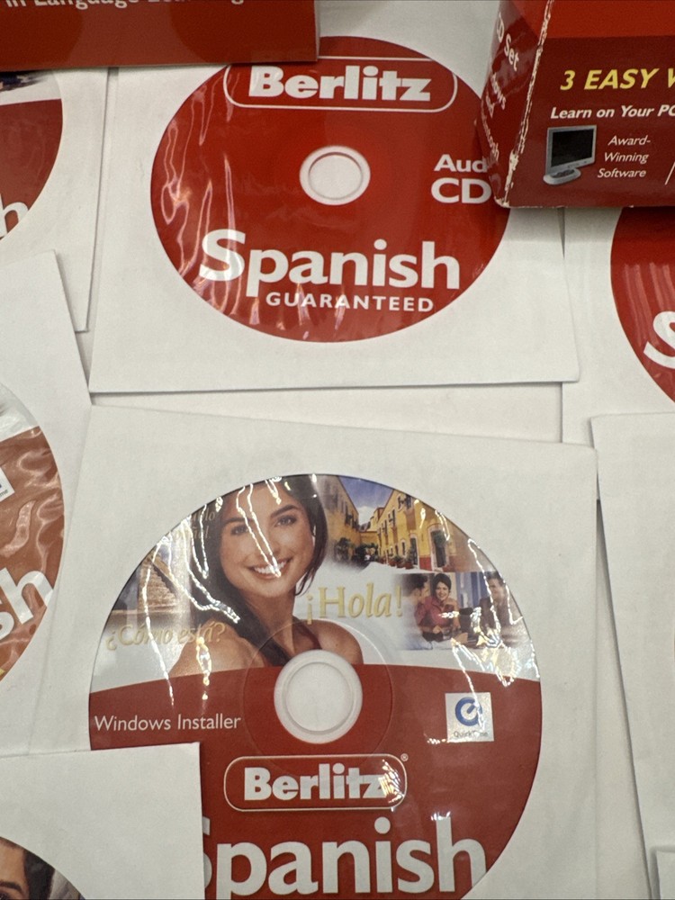 Berlitz: Spanish Premier (2006 Nova Development) - Used 8-CD Set + 198-page book