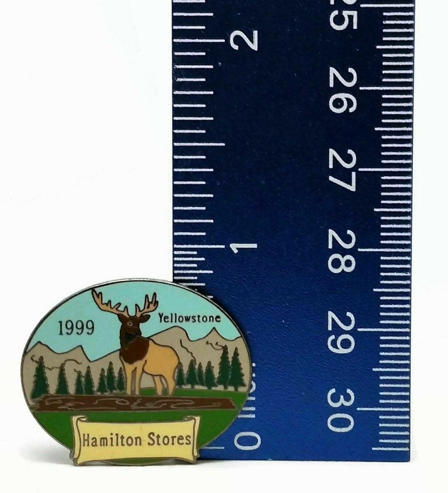 Yellowstone Hamilton Stores 1999 Hat Lapel Pin