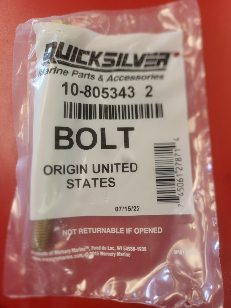 MERCRUISER STARTER MOUNTING BOLT 10-8053432